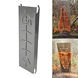 Homeponnew 201 Edelstahl Grill für Lachs, Flammenlöschbrett 52 x 11,5 cm, Spülmaschinen- & Geruchsfreies Kochen, kompatibel mit Feuerschalen