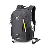 SKYSPER LANTC 20 Leicht Wanderrucksack 20L Klein Rucksack mit Rückenbelüftung Trekkingrucksack aus atmungsaktivem 3D Air Mesh Polyester Camping Outdoor Wandern Rucksack