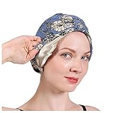 min-bmao Damen Turban Hut, Frauen Muslimische Kopftuch Elastische Baumwolle Headwrap Chemo Kopfbedeckung Headscarf Elastizität Schlaf Caps Head Wrap Cap Haarausfall Kappe für Headwear, Einheitsgröße