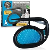 BluePet 1x Entfilzungskamm für Hunde & Entfilzungsmesser Katzen I Feste Knoten & verfilztes Fell entfernen I Entfilzer Pflegemesser für langhaarige Tiere I Knotenkamm, Knotenentferner & Filzkamm