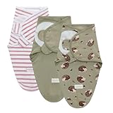 3er Pack Baby Pucktücher Pucksack Pucktuch Puckschlafsack für Junge Mädchen Unisex Neugeboren 0-3 3-6 Monate