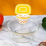 Eidottertrenner,Eiertrenner,Basketball-Rahmenform Eitrenner, Eigelbtrenner,Eiweiß Trenner Eigelb Trenner Teiler Filter Küchen Hilfsmittel Backen Werkzeug,Eier Trennhilfe,Eidotter-Trenner (C)