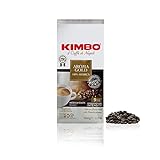 Kimbo Gold 100% Arabica ganze Kaffeebohnen, dunkle Röstung, ausgezeichnet für Lattes oder Cappuccinos, 1kg Beutel