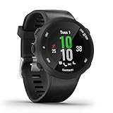 Garmin Forerunner 45 – GPS-Laufuhr mit umfangreichen Lauffunktionen, Trainingsplänen, Herzfrequenzmessung, Smartphone Benachrichtigungen, Schwarz (Generalüberholt)