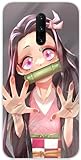 NOCARBGKY Kompatibel mit OnePlus 7 Pro Hülle, Japan Anime Cute with Nezuko 84 Poster Slim Stoßfest TPU Silikon Schutzhülle Handyhülle