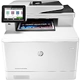 HP Color LaserJet Pro M479fdw Multifunktions-Farblaserdrucker (Drucker, Scanner, Kopierer, Fax, WLAN, LAN, Duplex, Airprint, 27 Seiten/Min) weiß