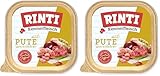 RINTI Kennerfleisch Schale | Pute | 9X 300g (Packung mit 2)