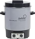 Kochstar Einkochautomat WarmMaster S (Einkochtopf / Einkocher mit Uhr, Heißwasserspender, 1800 W, 230 V, 27-29 L) 24118, aus Emaille