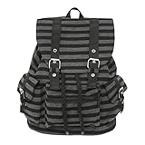 Wayfadacc Schulrucksack, Büchertasche, leicht, Reisen, Laptop, stilvoll, lässig, Tagesrucksack, gestreift, lässiger Tagesrucksack, Schulbüchertasche