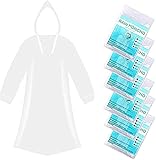 ODSPTER Regenponcho - Regencape Einmal für Damen und Herren 6 Stück Regen Ponchos - Einweg Regenponcho mit Kapuze Für Festival Wandern, Camping, Konzerte Festival