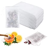 600 Stück Teefilter Papier,Losen Tee Filterbeutel 7 * 9CM Teefilterbeutel zum Selbstbefüllen mit Kordel für Tee, Blumentee, Kaffee, Gewürze usw. (7 * 9CM)