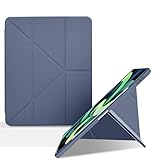 Smart-Schutzhülle für iPad Mini 7 (A17 Pro) 2024/Mini 6 2021, Hoch-/Querformat, magnetische Hülle mit Stifthalter, Multi-Winkel-Ständer, automatische Wake/Sleep-Funktion, Violett