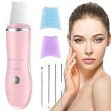 Skin Scrubber Porenreiniger Gesicht,Porenreiniger,Praktische Gesichtsreinigungsgerät,für die Gesichtsreinigung Gesichtspflege,mit 1 Satz Akne-Nadeln für Frauen und Männer Jeden Hauttyp Geeignet
