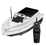 Kavolet GPS Köderboot 500M RC Köder Boot Futterboot Angeln Köderlieferboot Drahtlose Fernbedienung Angeln Köder Boot Angeln Feeder Boot 12000mAh Batterie mit großer Kapazität