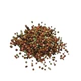 Premium Koi-Goldfisch-Multimix, Sommerfutter Sahawa für Gartenteichfische, Inklusive Futterschaufel und getrockneten Mehlwürmern, Fischfutter für Teichfische, Koifutter (10 l Kombipack)