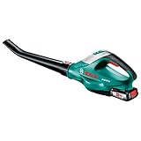 Bosch Home and Garden Bosch Akku Laubbläser ALB 18 LI (ohne Akku, 18 V, 1,8 kg, 210 km/h Luftgeschwindigkeit) Schwarz/Grün