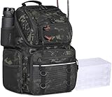 FRETHIND Angelrucksack mit 4 Boxen 50L Angeltasche mit...