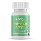 Vitabay Rotklee Extrakt mit 40 mg Isoflavonen | 60 vegane Kapseln | Hochdosiert mit 500 mg | Laborgeprüft & hergestellt aus hochwertigen Rohstoffen