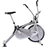 Spinning Bike Heimtrainer, Heimtrainer mit Windwiderstand, multifunktionales Ellipsentrainer für Hände und Füße