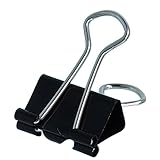 15 Stück Binder Clips 20 mm | Bulldog/Vielzweckklammern Klemme