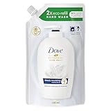 Dove Pflegende Hand-Waschlotion Reichhaltige Pflege Flüssigseife im Nachfüllbeutel mit 5-Feuchtigkeits-Komplex für weiche und gepflegte Hände 500 ml 1 Stück