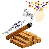 SamayZen Palo Santo Natural – 8 Duftstäbchen ethischer peruanischer Herkunft – Heiliges Holz für Reinigung, Meditation und spirituelles Wohlbefinden, Räucherwerke, zum Verbrennen