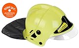 Theo Klein 8903 - Feuerwehrhelm mit Visier, Spiel, Neon Einheitsgröße