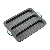 Kastenform – Silikonform, Sandwich-Backformen, Brotkastenformen, 3 Kastenformen, hitzebeständige Form, perforierte Formen, Kastenform, französisches Brot zum Backen