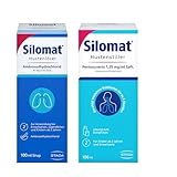 Silomat Hustenlöser Ambroxol – löst den Schleim & erleichtert das Abhusten am Tag + Silomat Hustenstiller Pentoxyverin Saft für eine ruhigere Nacht