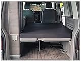 BREMER SITZBEZÜGE Faltbare Matratze kompatibel mit VW T5 T6 California Mercedes Viano Marco Polo Klappmatratze Bett Schlafauflage Campingmatratze Wohnmobil Zubehör