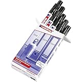 edding 3000 Permanentmarker (zur Beschriftung und Markierung von fast allen Oberflächen) nachfüllbarer, wasserfester und lichtbeständiger Marker - Strichbreite: 1,5-3mm (Schachtel)