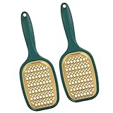Holibanna 2 Stück Gemüseschneider Karottenschredder Scheiben Reibe Edelstahl -Karotten Shredder Edelstahl 304 Green