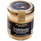 Hagen Grote Trüffelbutter Tartufo nero mit schwarzen Sommertrüffeln, 150g Glas, extrahoher Trüffelanteil von 5%, aus Italien