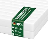 DREAMSTAR Easy Flex | ergonomische 7-Zonen Kaltschaummatratze | Öko-Tex Zertifiziert | Härtegrad 2 und 3 (H2 & H3) | Rollmatratze 13 cm | Made in EU I 90 x 200 cm