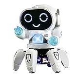 YATOSEEN Kinder Roboter Spielzeug, Begleitroboter für Kinder, mit Bunter Lichtprojektion, Tanzen, Singen und Gehen, für Kinder im Alter von 4 bis 12 Jahren als Geburtstags Geschenk