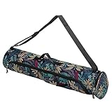 MOTHNUR 1 Stück Yoga Mat Tragetasche mit Nationalem Stil Robuste Aufbewahrung für Gymnastikmatten Großes Fassungsvermögen Einfache Tragbarkeit Stylisches Design mit Seitentasche und