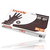 Bock op Kölle 100x TPE Einweghandschuhe schwarz S-XL Puderfrei & Latexfrei Einmalhandschuhe (XL)