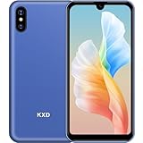 EL KXD A1 Smartphone ohne Vertrag Günstig 5,7 Zoll 16GB ROM, 128GB Erweiterbar 2500mAh Akku, 8MP+5MP Kamera Dual SIM Gesicht entsperrt Android 8.1 Quad-Core 3G Handy 3 Slots/GPS/WiFi/FM - Blau