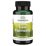 Swanson, Saw Palmetto (Sägepalme), 540mg, 100 Kapseln, Hochdosiert, Laborgeprüft, Sojafrei, Glutenfrei, Ohne Gentechnik