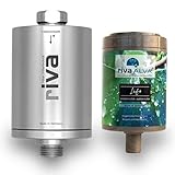 rivaALVA Life Wasserfilter – Untertischfilter mit Blockaktivkohle, Metallgehäuse und bioganischem Kartuschengehäuse - filtert Schwermetalle u.v.m.