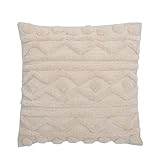 Bloomingville Novara Kissen, Natur, Baumwolle, L50xB50 cm