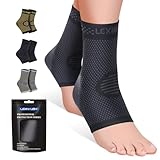 2 Stück Sprunggelenkbandage, Professionelle Knöchelbandage für Damen/Männer Kompressionssocken Fußbandage für Plantarfasziitis, Arthritis, Verstauchte Knöchel, Achillessehne, Gelenkschmerzen, Sport