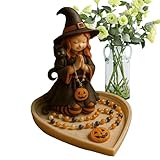 Maodom Rosenkranz Box,Halloween Mädchen Rosenkranz Erinnerungsbox | Schmuckdisplay Für Armbänder Ohrringe Frauen Familie Taufandenken