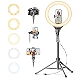 UBeesize Ringlicht mit Stativ, 12 Zoll Selfie Ringlicht mit...