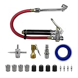 1. Reifenfüllmesser 10–120 Mit Schlauch Und Luftfutter Für Auto Und Motorradreifen Reifendruckmesser Mit Füller