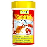 Tetra Goldfish Crisps - Fischfutter in Crisp-Form für alle Goldfische und andere Kaltwasserfische, 250 ml Dose