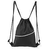 minkissy 1 Stück Wasserdichter Rucksack Schwimmtasche Schwimmbeutel Wasserdichte Beutel Aufbewahrungstasche Kordelbeutel Schwimmender Rucksack Mit Kordelzug Schwarz