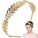 Lorbeerkranz, Griechische Göttin Haarschmuck Haarband Gold Blätter Mädchen, Goldener Haarschmuck Damen Römischer Haarreif Göttin Krone Haarreif Braut Haar Krone Accessories