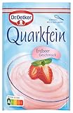 Dr. Oetker Quarkfein Erdbeer-Geschmack 7er Pack, 7 x 56 g Dessertpulver für eine Quarkspeise Erdbeer-Geschmack