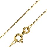 trendor Feine Panzerkette 333 Gold 0,8 mm Längen 38-60 cm elegante goldene Kette, wunderschöne Geschenkidee, Halskette aus Echtgold 72436-45 45 cm